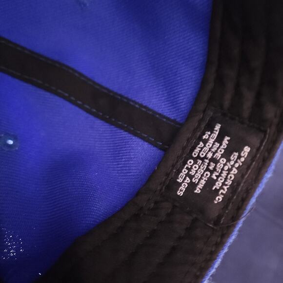 Rare Pokemon Pikachu Embroidered Snapback Baseball Blue Cap Hat 2017 Adult - Picture 8 of 9